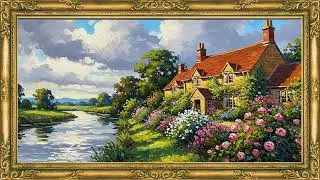 Turn Your TV Into Art 🌿 Riverside Manor Views  120 Minute Silent 4K Slideshow