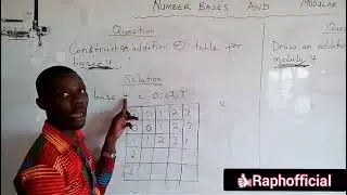 Tables of Number bases & Modular Arithmetic (Part 2) #https://youtu.be/2X49LIINCVw