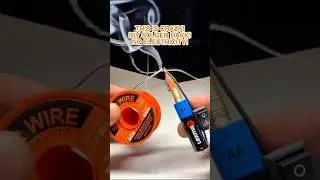 Powerful Mini Soldering Iron Using Just a Battery | Genius DIY Hack!