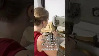 The most challenging part when doing a Louis Vuitton full Vachetta Leather replacement 😰
