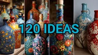 120 MANUALIDADES con BOTELLAS VIDRIO ♻️ideas con Reciclaje ♻️