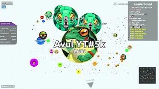 AGAR.IO SERVER TAKEOVER WITH BOTS #741 || OP-BOTS.COM