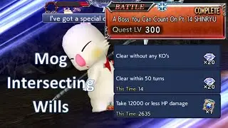DFFOO Mog Intersecting Wills SHINRYU | A Boss You Can Count On Pt. 14 SHINRYU