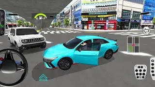 New Hyundai Sonata car Stuck in Parking Garage - 3D Driving Class - Car Game- 3D Driving Class 2026