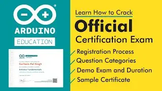 Official Arduino Certification Exam Details in Hindi | Questions, Registration, Demo, Duration