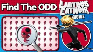 FInd the Odd One Out #6 🐞 Ladybug Edition 🐱 Find 3 Differences 🐞 Quiz  Movie