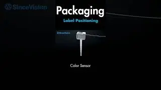 Packaging Label Positioning in Packaging and Printing Industry with SS1 Series Color Sensor