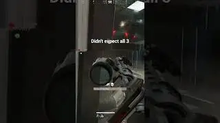 caught me off guard all 3 running through 1 door
