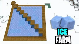 Как построить ледяную ферму в Minecraft! - Учебное пособие