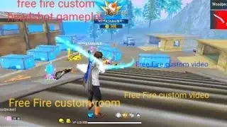free fire custom headshot gameplay |how to create headshot room in free fire| Free Fire custom VIDEO