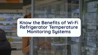 UbiBot Wi-Fi Refrigerator Temperature Monitoring Systems