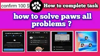 how to add paws in home screen | how to connect phantom wallet || paws all problems solution