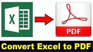 How to Change Excel File to PDF File without Software