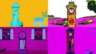 HICKORY DICKORY DOCK ~ CAT WARS CLOCK REVERSE PARTY CRASH