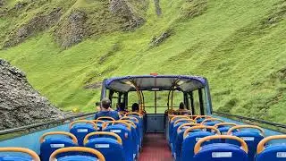 Decending Winnats Pass on the Peak Sightseer
