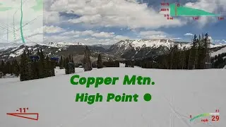 Copper Mountain-  High Point - a POV run down the popular beginner trail off the American Flyer lift