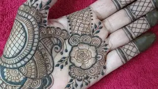 easy mehndi design for front hand |full hand mehndi designs|mehendi ke designs|bridal mehndi design|