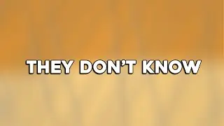 Jon B - They Don't Know (Lyrics)
