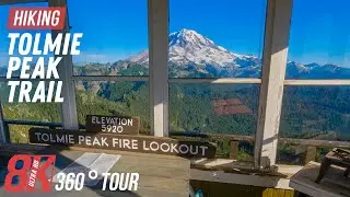 Tolmie Peak Trail for the Best Treadmill Workout - 8K 360 Virtual Tour - Scenic Mountain Views