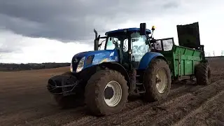 Śmierdząca Robota czyli Rozrzucanie Obornika i Orka 2019 w GR Kamienica ☆ x4 NH