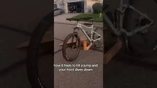 how it feels to hit a jump and your front dives down #mtb #mountainbike #bikelife #crash #backflip