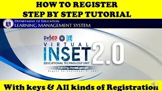 How to Register or Enroll in DepEd Virtual Inset 2.0 | Actual Step by Step Tutorial