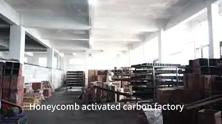 How is honeycomb activated carbon produced?