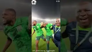 #afcon #semifinal #winning #goals  #celebration #football #soccer #supereagles #africancupofnations