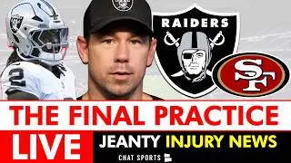 Raiders News LIVE From Practice + Ashton Jeanty Injury Update & NFL Preseason Preview vs. 49ers