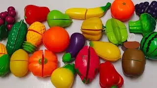 satisfying video asmr 😍/how to cut plastic vegetable and fruit