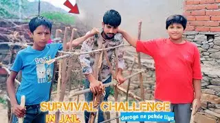 Over night survival challenge in jail😱||S1 challengers||dhroga ne pakde liya 😅