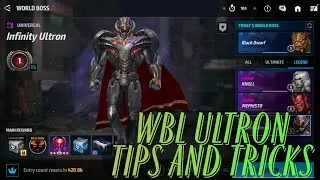 WORLD BOSS LEGEND ULTRON TIPS | AND GAMEPLAY- MARVEL FUTURE FIGHT