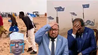 Ceeb Laascanood Banki Qiyaame Air Port Oo Lagu Kala Yaacay Iyo Dadkii Is Arki Waayey Firdhiye.