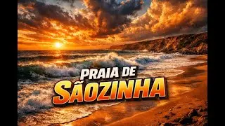 Praia de S&atilde;ozinha 🇵🇹 | Epic Golden Hour Coastline 🌅 Cinematic Ocean Waves