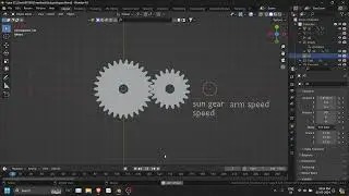 Epicyclic Gear Train Animation using Drivers (Math Used)