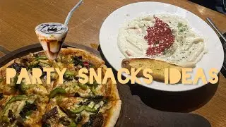 Party snacks & drink idea💡🎉🍕🍸|Easy Snacks idea|Trending recipe|Nachos pizza|Lays pizza|kikat shake|
