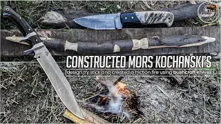 Building Mors Kochanski&rsquo;s Design & Starting Fire with Bushcraft Knives | Knives Ranch