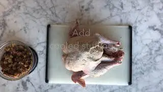 Chestnut and Bacon Stuffed Turkey