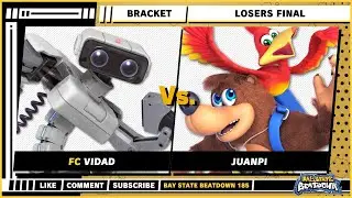 Bay State Beatdown 185 - Losers Final - Vidad (R.O.B) VS Juanpi (Banjo & Kazooie) - SSBU Singles