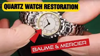 Baume & Mercier | Watch Restoration | Tutorial | Watch Repair | Quartz | ETA 256.041