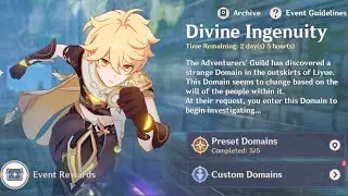 [Genshin Impact] Event - Divine Ingenuity (Quick design custom domain - Square Arena)