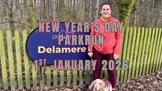New Year's Day Parkrun | Delamere Full 5K POV (2.5x Speed)