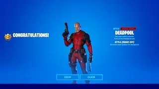 How to Unlock Unmasked Deadpool in Fortnite! All Deadpool Week 8 Challenges Guide!