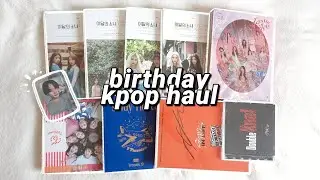 big kpop birthday haul + unboxing! ✧ twice, loona, fromis and stray kids