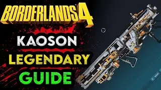 Borderlands 4: невероятно мощный пистолет-пулемёт Kaoson Legendary: руководство по местоположению