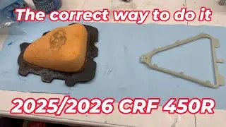How to change air filter on 2025/2026 CRF450R the right way!