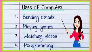 Uses of Computer | 10 Uses of Computer | Use of Computer in English | Computer Uses in English