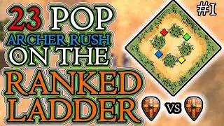 Too slow? Trying 23 pop build order in ranked multiplayer in 2025 | Part 1: Byzantines vs Byzantines