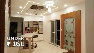3BHK interior flat at Vasavi Sri Nilayam | Hyderabad | Under 16 lakhs | Reflecto Interiors