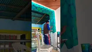 lukisan motif batu #ayomelukis #mural #senilukis #art #senikreasi